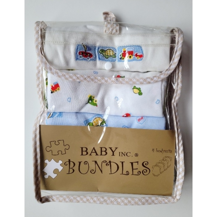 BABY BUNDLES 4 PACK ' TURTLES ' BODY SUIT -- £4.99 per item - 3 pack
